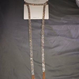Diamond Choker Wrap Necklace